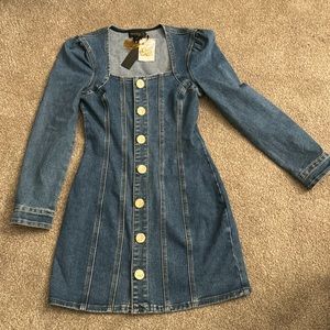 Denim dress